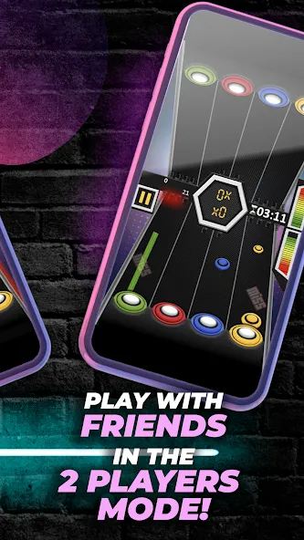 Guitar Hero Game: EDM Music (ЭДМ)  [МОД Все открыто] Screenshot 4