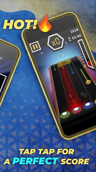 Guitar Hero Mobile: Music Game (Гитар Хиро Мобайл)  [МОД Unlocked] Screenshot 3