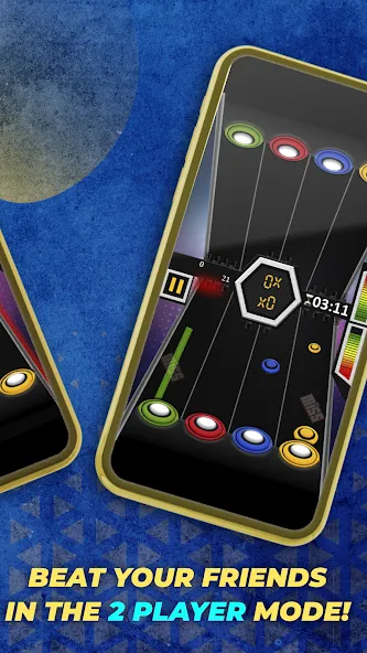 Guitar Hero Mobile: Music Game (Гитар Хиро Мобайл)  [МОД Unlocked] Screenshot 4