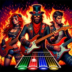 Скачать взлом Guitar Hero Mobile: Music Game (Гитар Хиро Мобайл)  [МОД Unlocked] - стабильная версия apk на Андроид