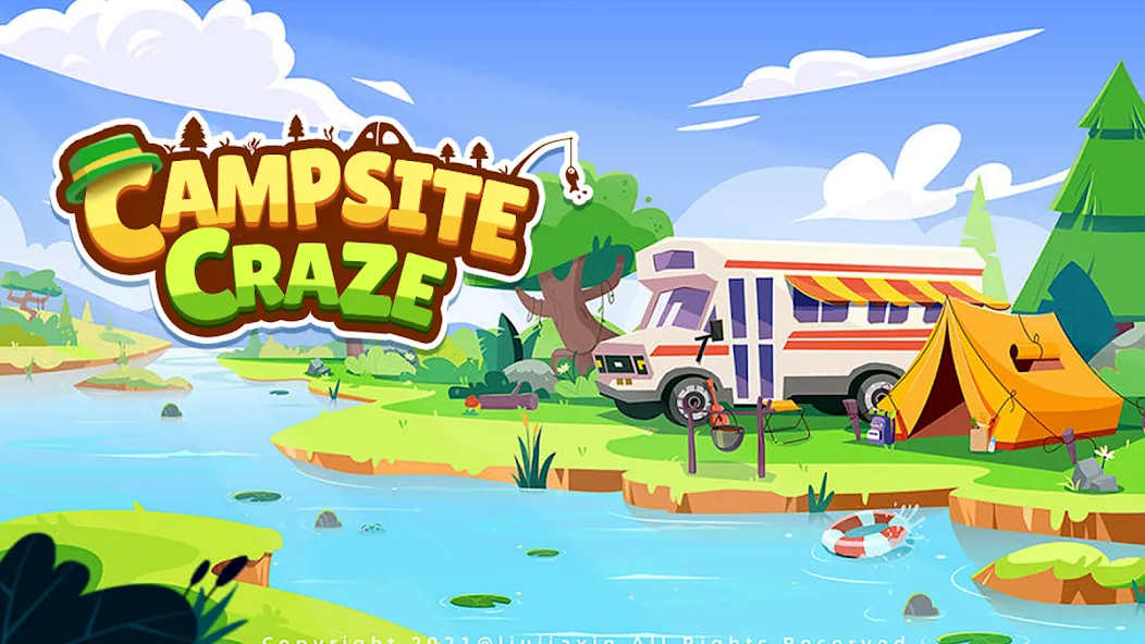 Campsite Craze: Puzzle Merge (Кемпинговая Лихорадка)  [МОД Menu] Screenshot 1