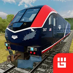 Скачать взломанную Train Simulator PRO USA (Трейн Симулятор ПРО США)  [МОД Бесконечные монеты] - полная версия apk на Андроид