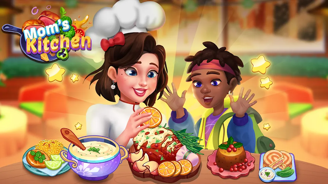 Mom's Kitchen : Cooking Games  [МОД Много денег] Screenshot 1