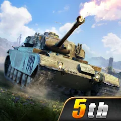 Скачать взломанную Furious Tank: War of Worlds (Фьюриус Танк)  [МОД Mega Pack] - полная версия apk на Андроид