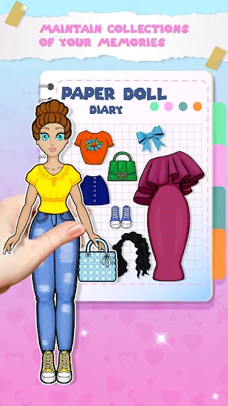 Paper Doll Dress up Games  [МОД Много монет] Screenshot 2