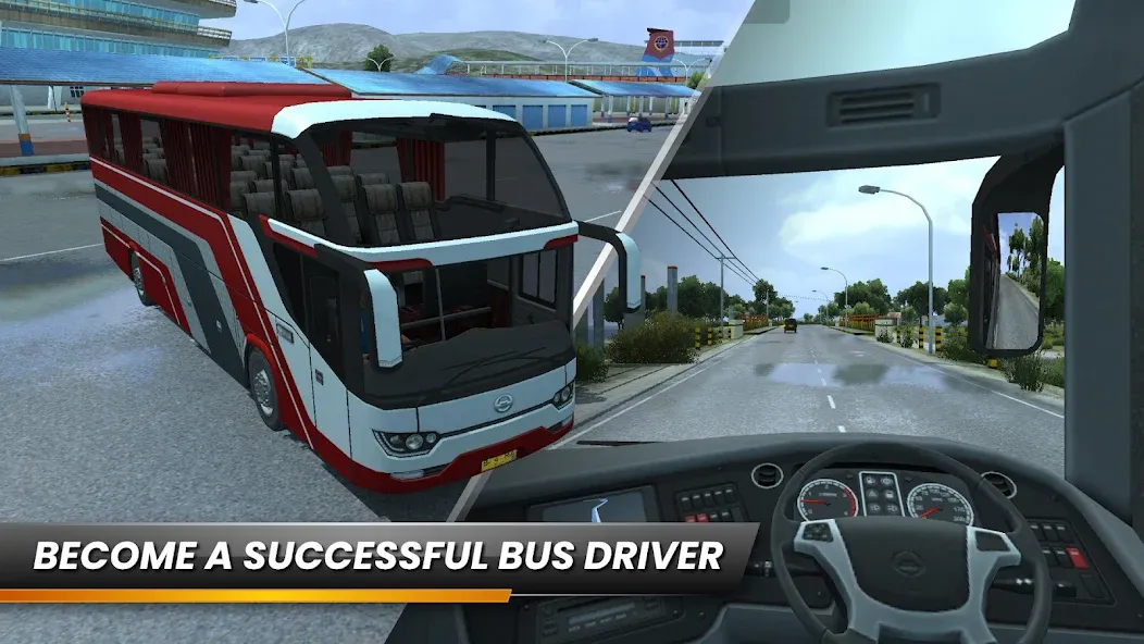 Bus Simulator Indonesia (Бус Симулятор Индонезия)  [МОД Mega Pack] Screenshot 1