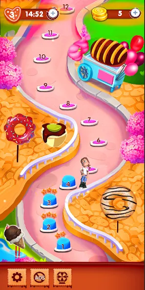 Candy Blast : candy love (Кэнди Бласт)  [МОД Много монет] Screenshot 4