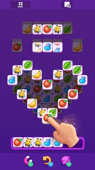 Tile Match - Matching Game (Тайл Матч)  [МОД Бесконечные монеты] Screenshot 1