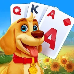 Взломанная Solitaire Farm Adventure (Солитер)  [МОД Mega Pack] - последняя версия apk на Андроид