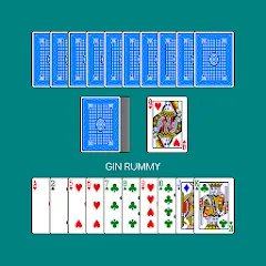 Скачать взлом Gin Rummy (Джин Рамми)  [МОД Меню] - стабильная версия apk на Андроид