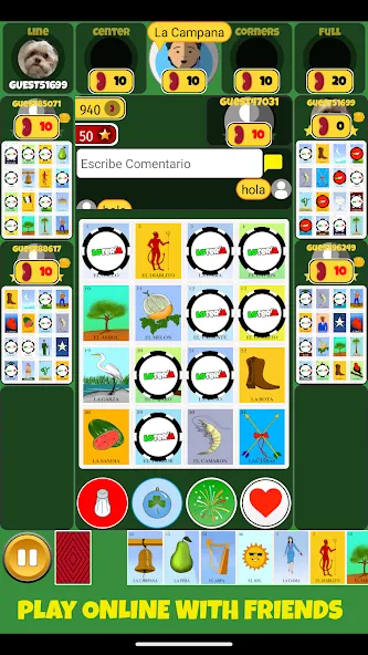 Loteria Mexicana Game  [МОД Бесконечные деньги] Screenshot 2