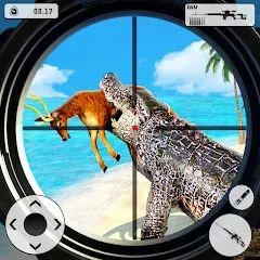 Взлом Crocodile Hunting Animal Games (Крокодил Охота Игры с животными)  [МОД Unlimited Money] - стабильная версия apk на Андроид