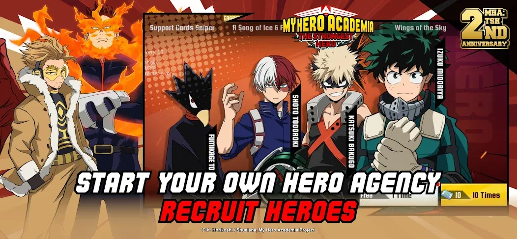 MHA:The Strongest Hero (Эмха)  [МОД Бесконечные монеты] Screenshot 5