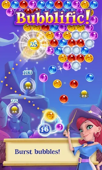 Bubble Witch 2 Saga (Бабл Витч 2 Сага)  [МОД Unlocked] Screenshot 1