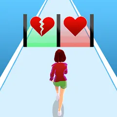 Скачать взломанную Girl Run 3D - Fun Running Game (девушка бежит)  [МОД Unlocked] - последняя версия apk на Андроид