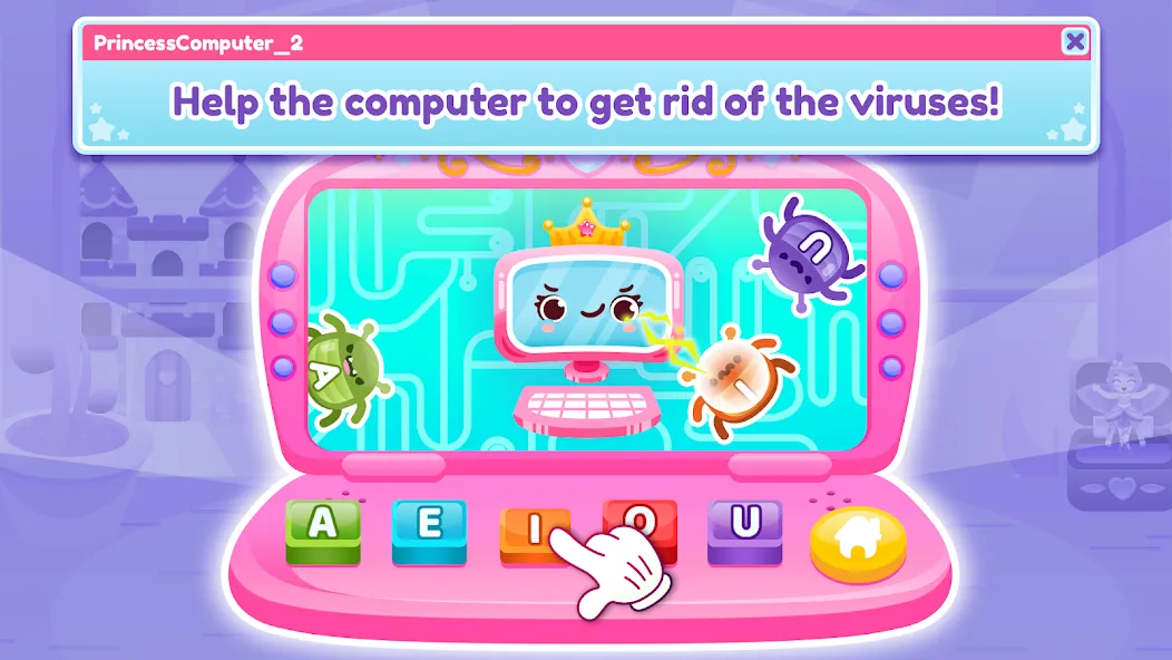 Princess Computer 2 Girl Games  [МОД Unlocked] Screenshot 2