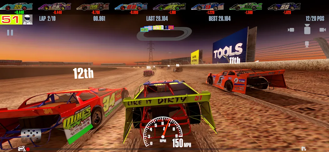 Stock Car Racing (ток Кар Гонки)  [МОД Меню] Screenshot 2