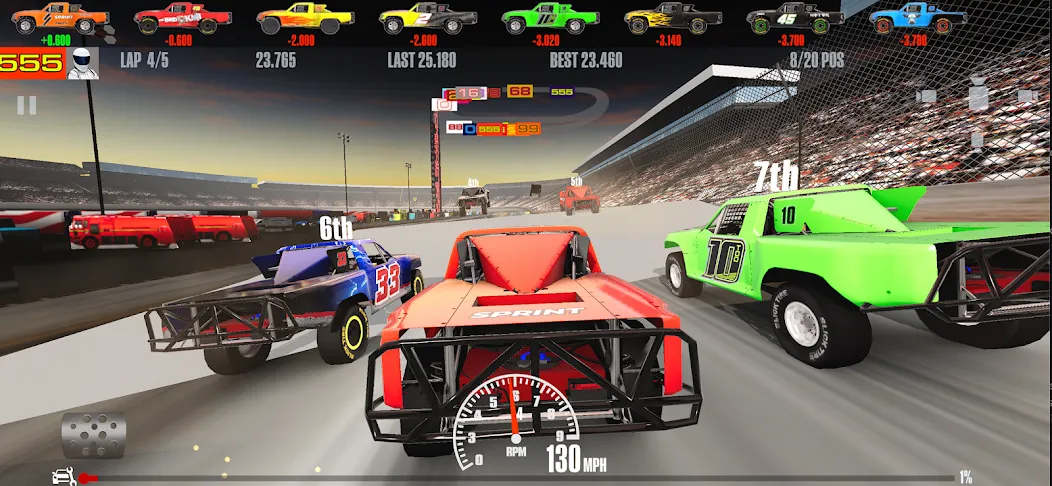 Stock Car Racing (ток Кар Гонки)  [МОД Меню] Screenshot 5