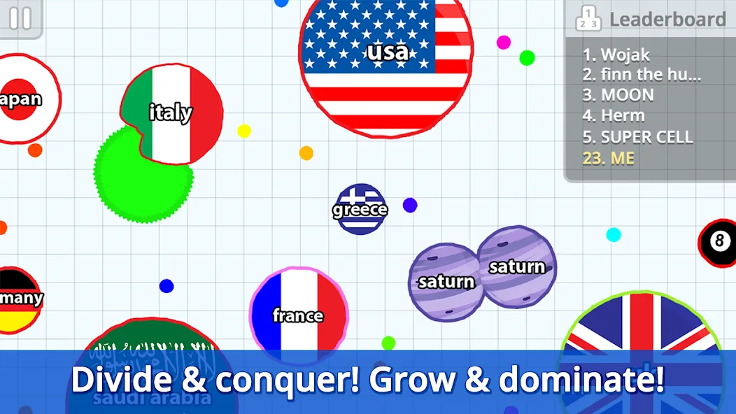 Agar.io  [МОД Много монет] Screenshot 2