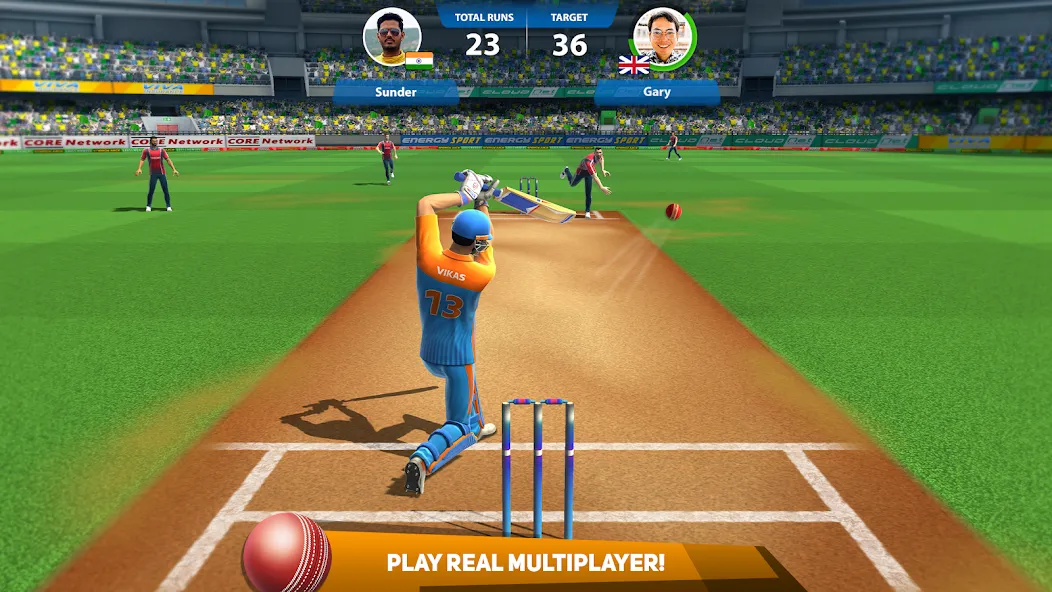 Cricket League (Крикет Лига)  [МОД Unlimited Money] Screenshot 1