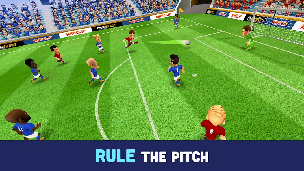 Mini Football - Mobile Soccer (Мини Футбол)  [МОД Menu] Screenshot 3