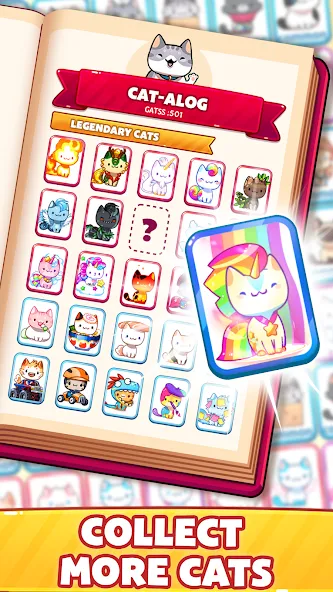 Cat Game - The Cats Collector!  [МОД Много монет] Screenshot 4