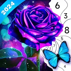 Скачать взломанную Fancy Color - Paint By Number (Фэнси Колор)  [МОД Меню] - полная версия apk на Андроид