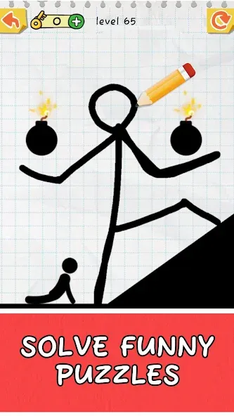 Draw 2 Save: Stickman Puzzle (Дроу 2 Сэйв)  [МОД Бесконечные монеты] Screenshot 4