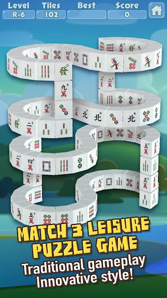 3D Mahjong Triple Tile Match (Маджонг Трипл Плит Матч)  [МОД Unlimited Money] Screenshot 1