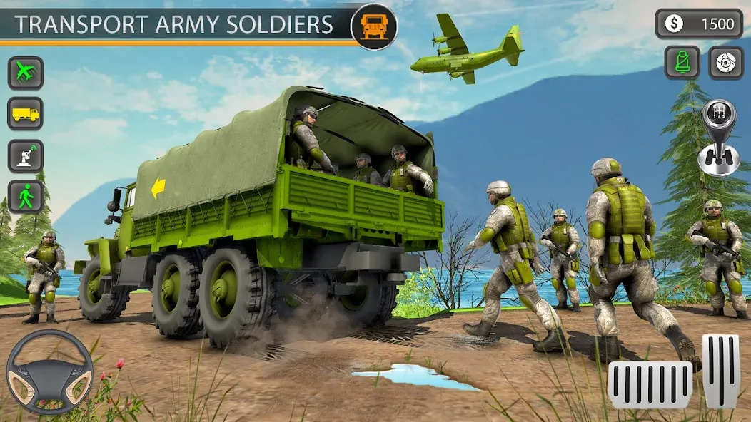 Army Transport Military Games  [МОД Бесконечные деньги] Screenshot 2