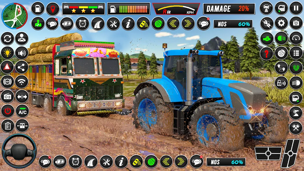 Indian Tractor Games Simulator  [МОД Меню] Screenshot 2