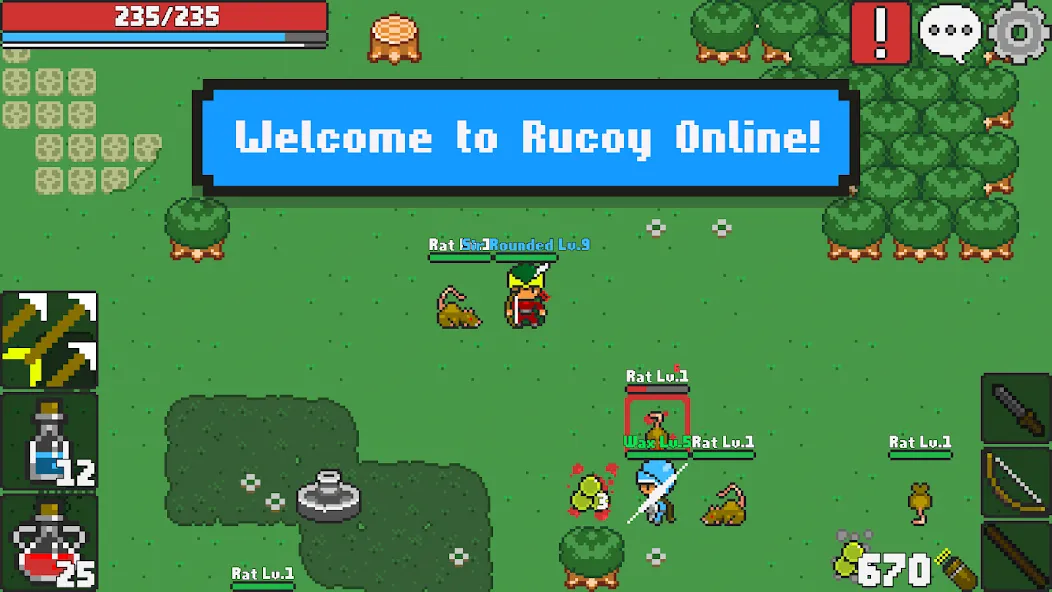 Rucoy Online - MMORPG MMO RPG (Рукой Онлайн)  [МОД Бесконечные монеты] Screenshot 1