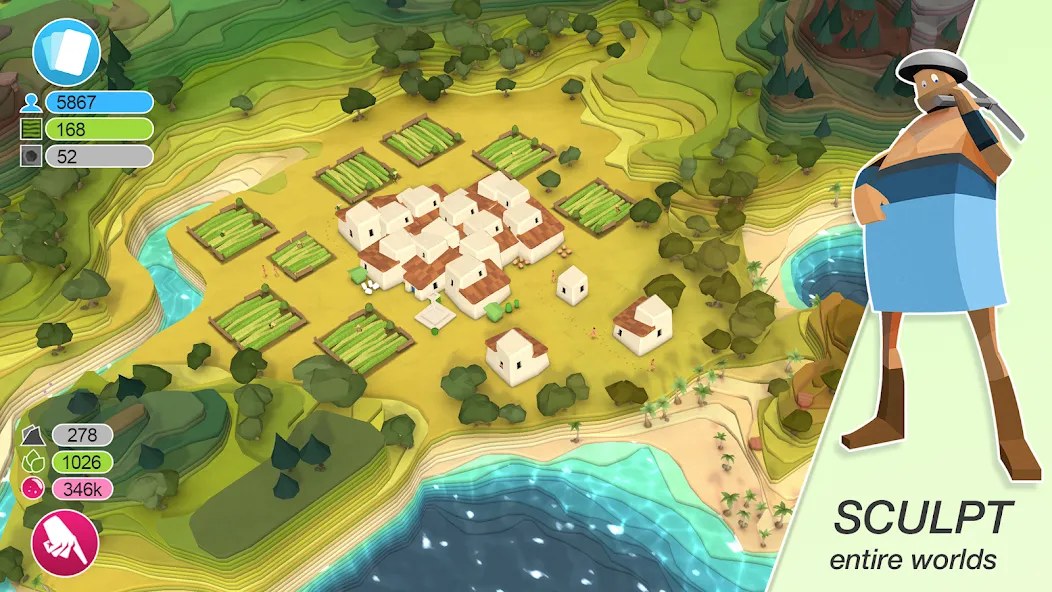 Godus (Годус)  [МОД Бесконечные монеты] Screenshot 1