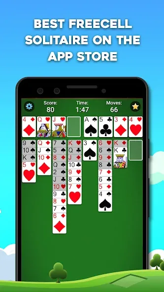 FreeCell Solitaire: Card Games (Фрицелл пасьянс)  [МОД Бесконечные монеты] Screenshot 2