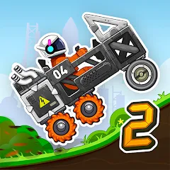 Скачать взломанную Rovercraft 2: Race a space car (Роверкрафт 2)  [МОД Все открыто] - последняя версия apk на Андроид