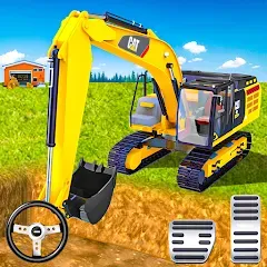 Скачать взломанную Heavy Construction Simulator  [МОД Unlimited Money] - стабильная версия apk на Андроид