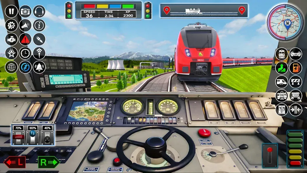 City Train Game 3d Train games  [МОД Меню] Screenshot 1