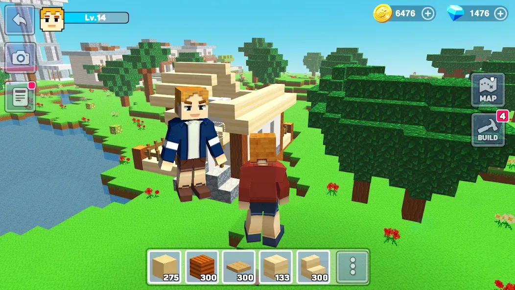 MiniCraft: Blocky Craft 2024 (МиниКрафт)  [МОД Много монет] Screenshot 2