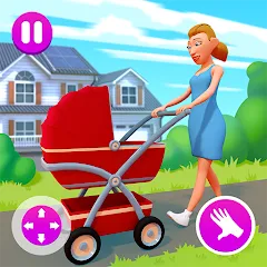 Взлом Mother Simulator: Family life  [МОД Бесконечные монеты] - полная версия apk на Андроид