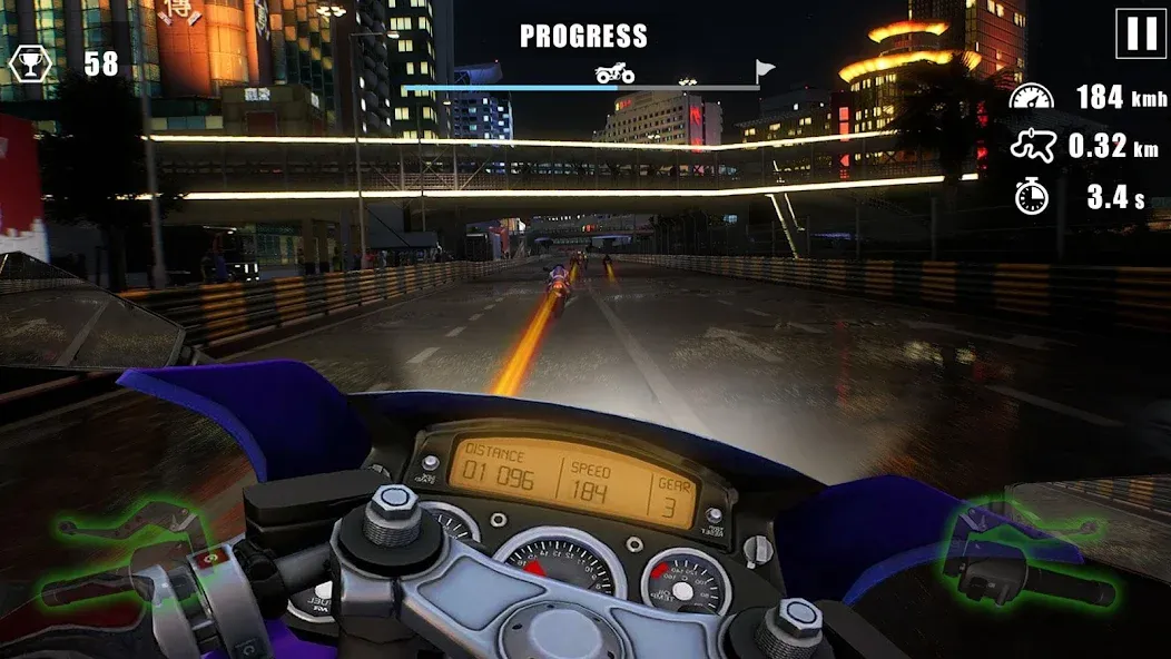 Moto Bike Race : Driving Car (Мото Байк Рейс)  [МОД Mega Pack] Screenshot 2