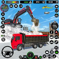 Скачать взлом Excavator Simulator Crane Game (Экскаватор Симулятор Кран Игра)  [МОД Бесконечные монеты] - стабильная версия apk на Андроид