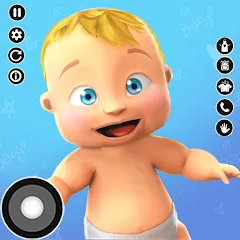 Скачать взломанную Virtual Baby Mother Simulator  [МОД Mega Pack] - последняя версия apk на Андроид