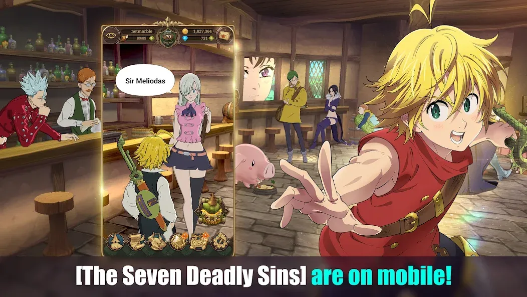 The Seven Deadly Sins (Девять смертных грехов)  [МОД Menu] Screenshot 1