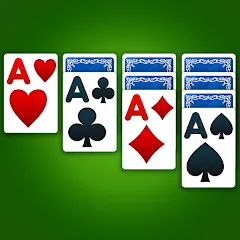 Скачать взломанную Solitaire: Classic Card Game (Клондайк Солитер)  [МОД Menu] - последняя версия apk на Андроид