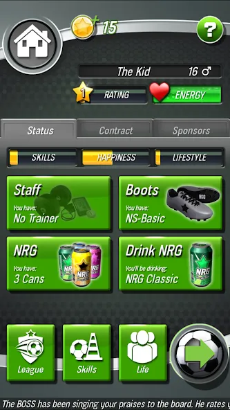 New Star Soccer (Нью Стар Соккер)  [МОД Много монет] Screenshot 4