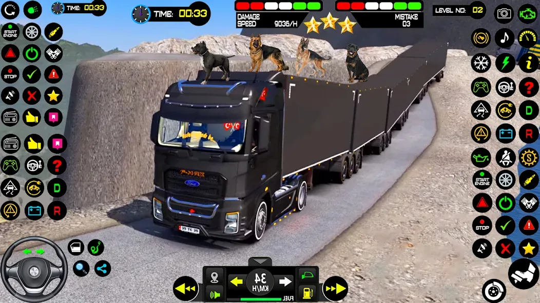 Cargo Truck Driving Truck Game (Ойл трек геймс симулятор 3D)  [МОД Меню] Screenshot 2