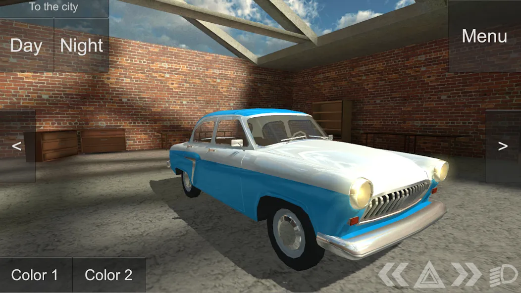 Russian Classic Car Simulator (Русский Классический Автосимулятор)  [МОД Меню] Screenshot 1