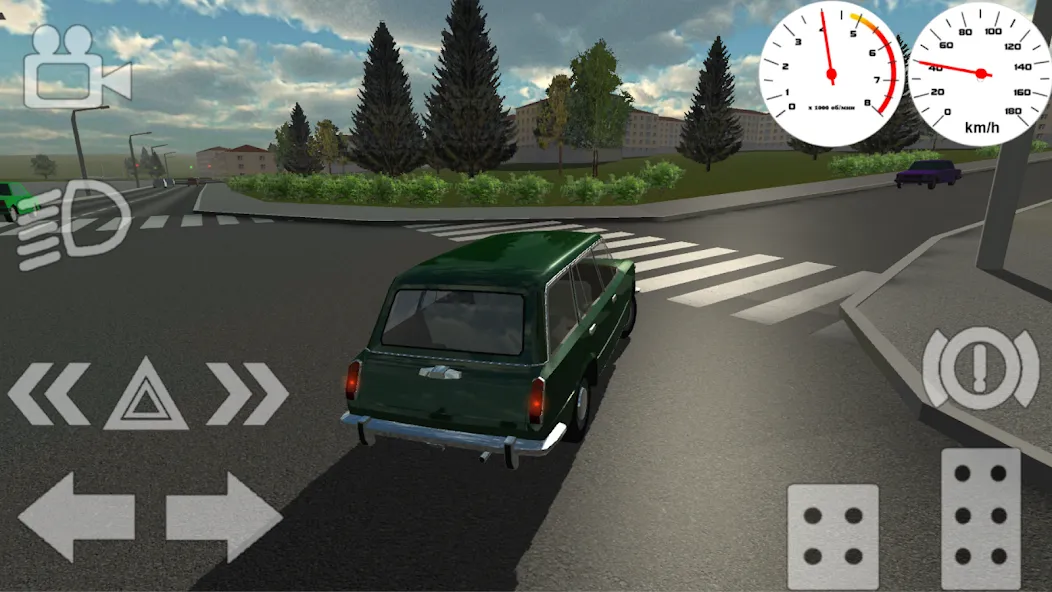 Russian Classic Car Simulator (Русский Классический Автосимулятор)  [МОД Меню] Screenshot 3