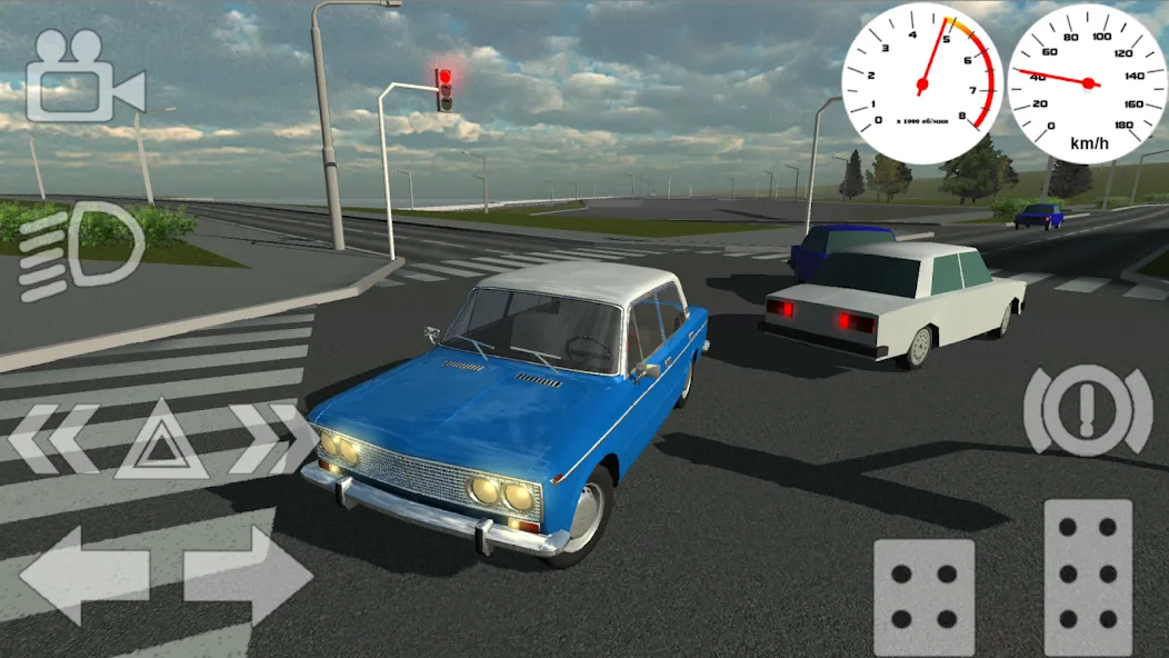 Russian Classic Car Simulator (Русский Классический Автосимулятор)  [МОД Меню] Screenshot 4
