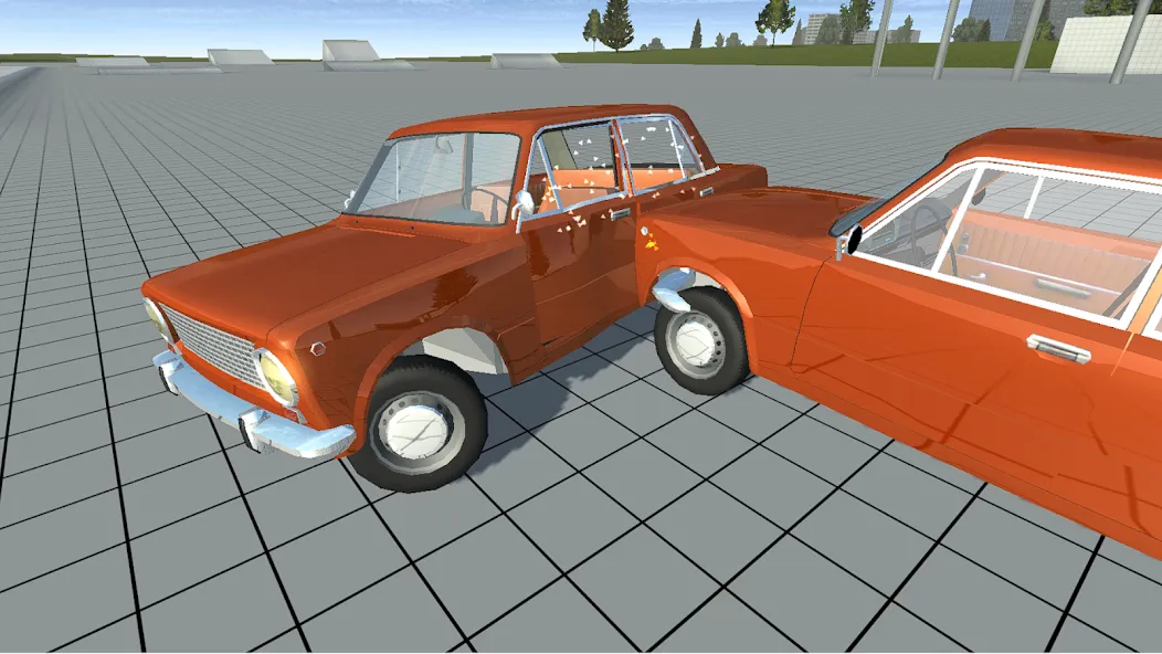 Simple Car Crash Physics Sim (Симулятор физики простого автомобильного столкновения)  [МОД Много денег] Screenshot 3